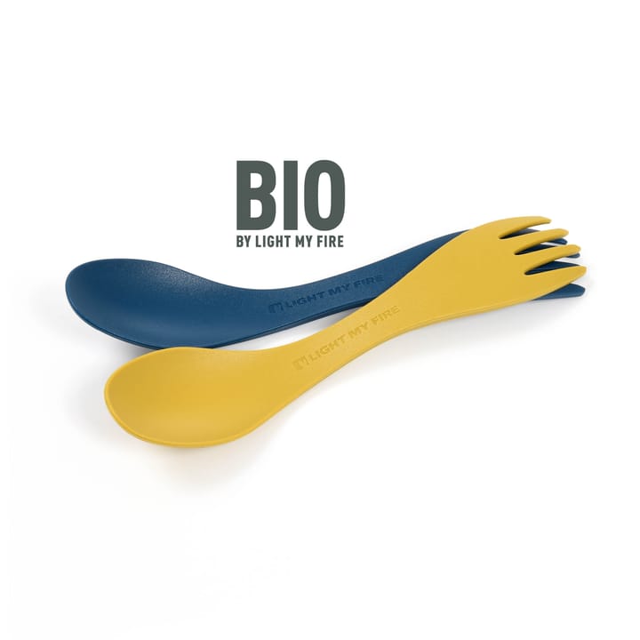 Light My Fire Spork Little Bio 2-pack Musty Yellow/Hazy Blue Light My Fire Spork Little Bio 2-pack Musty Yellow/Hazy Blue