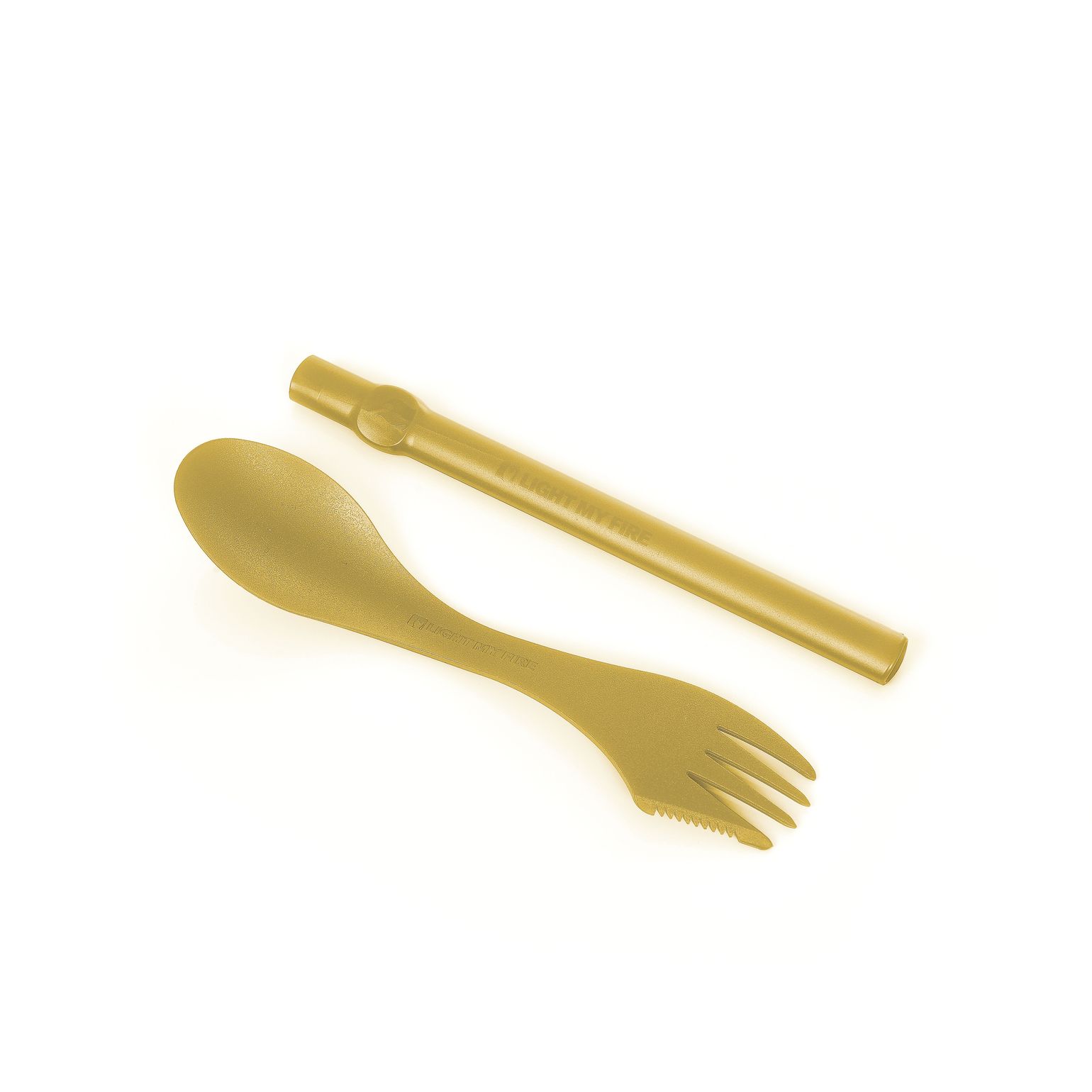 Spork n Straw Bio  Musty Yellow