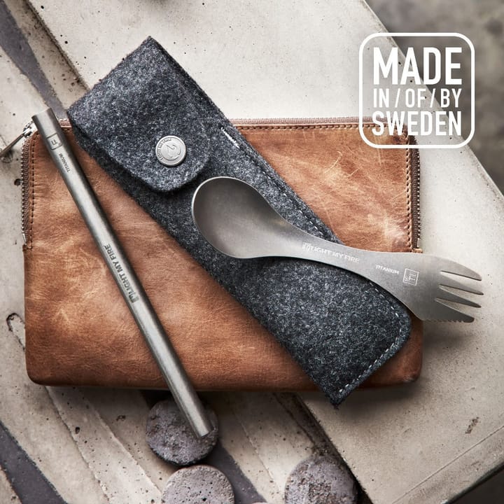 Light My Fire Spork´n Straw Kit Titanium Titanium Light My Fire