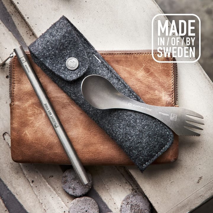 Light My Fire Spork´n Straw Kit Titanium Titanium Light My Fire