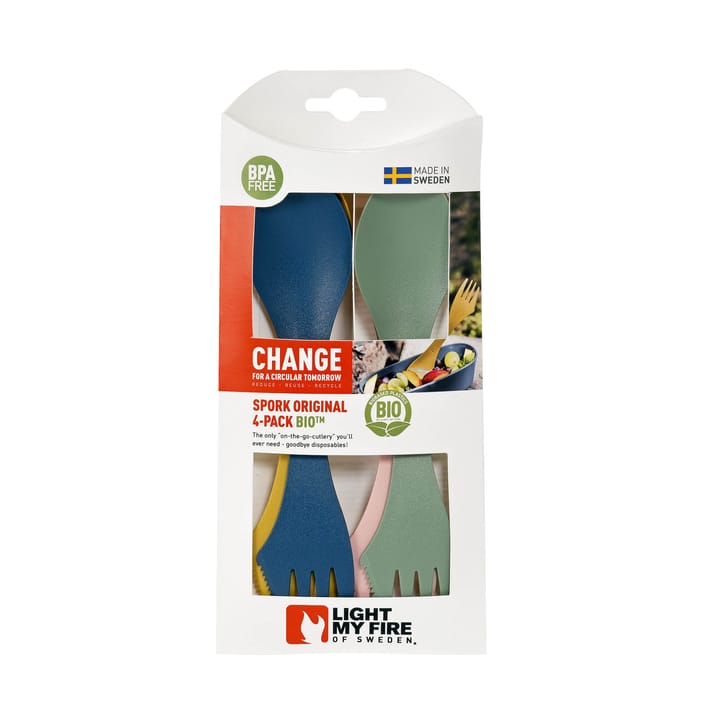 Light My Fire Spork Original Bio 4-pack Nature Light My Fire Spork Original Bio 4-pack Nature