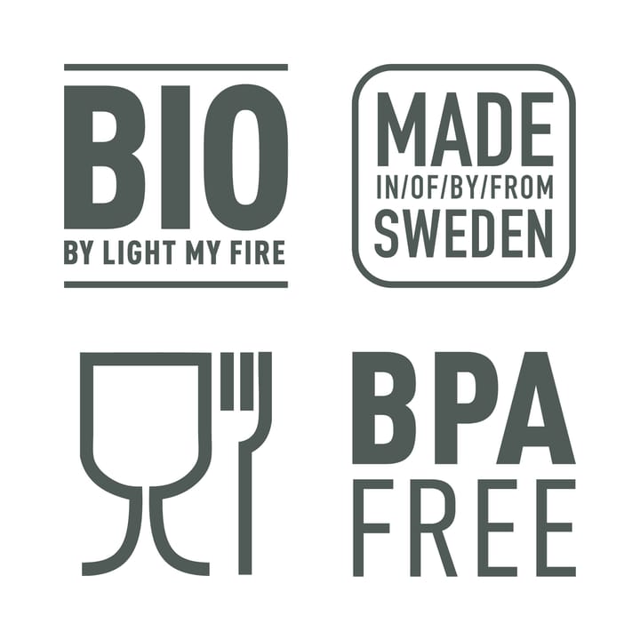 Light My Fire Spork Original Bio 4-pack Nature Light My Fire Spork Original Bio 4-pack Nature