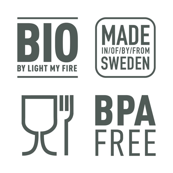 Light My Fire Spork Original Bio 4-pack Nature Light My Fire Spork Original Bio 4-pack Nature