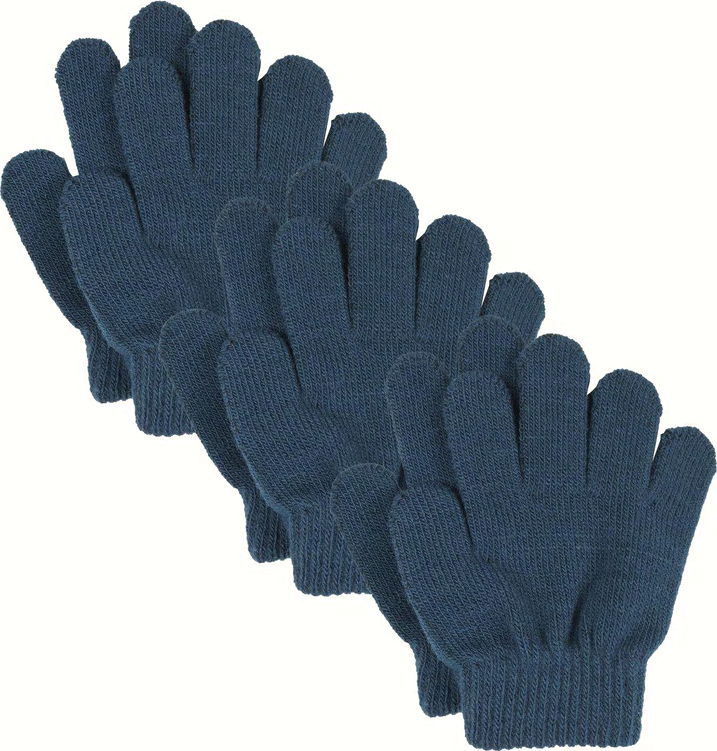 Kids’ Åsbro Magic Glove 3-Pack Dark Blue