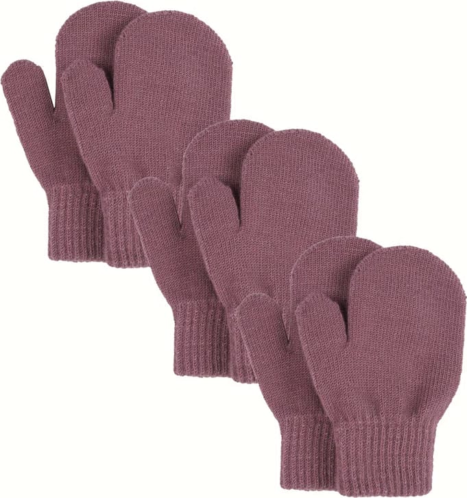 Kids' Åsbro Magic Mitten 3-Pack Blush