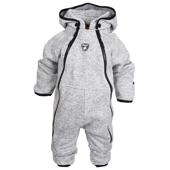 Kids' Bormio Babyoverall Grey Melange Lindberg