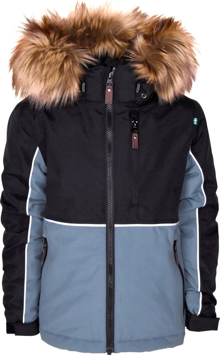 Kids' Keb Jacket Goblin Blue Lindberg