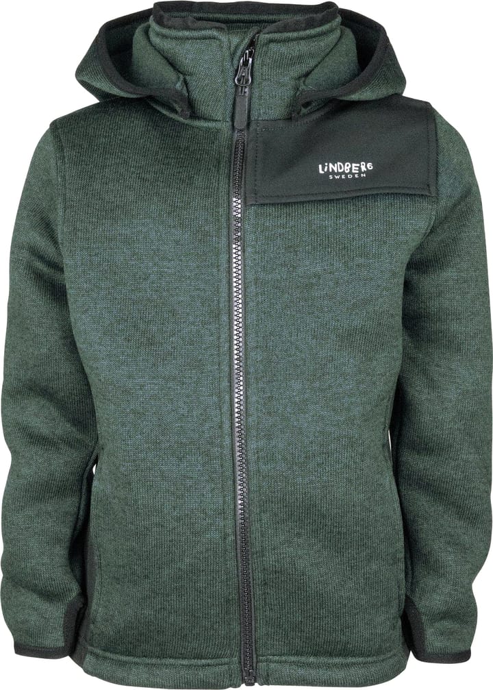 Kids' Bormio Jacket Dark Mint Lindberg