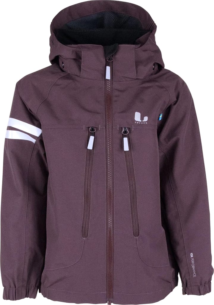 Kids' Lingbo Shell Jacket Dark Plum Lindberg