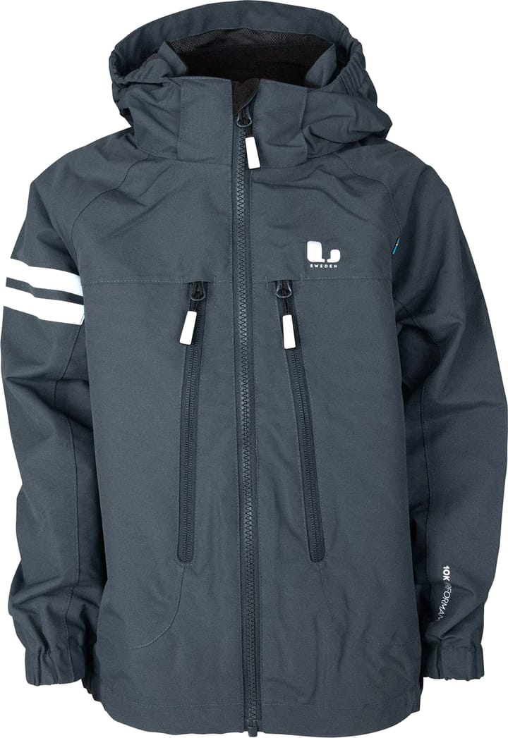 Kids' Lingbo Shell Jacket Iron Blue Lindberg