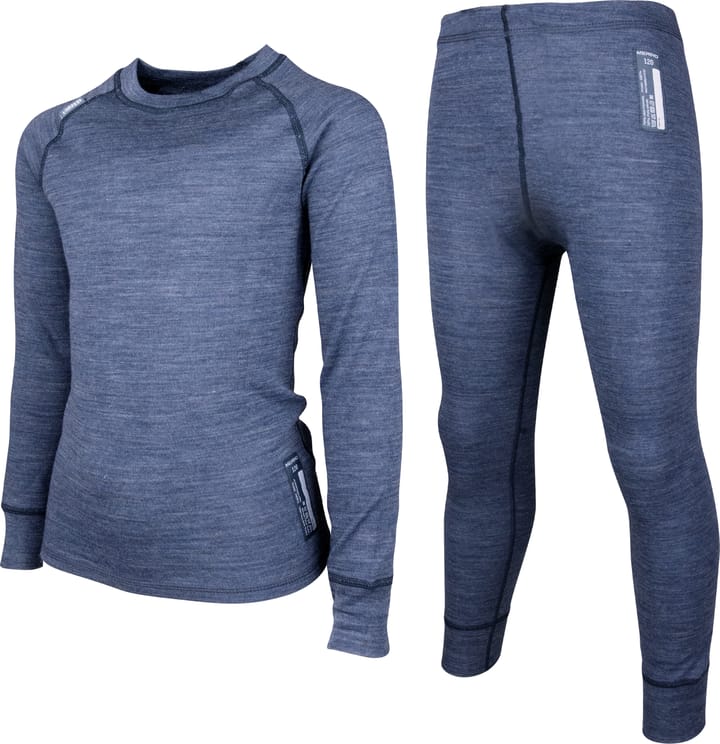 Lindberg Juniors' Merino Set Orion Blue Lindberg