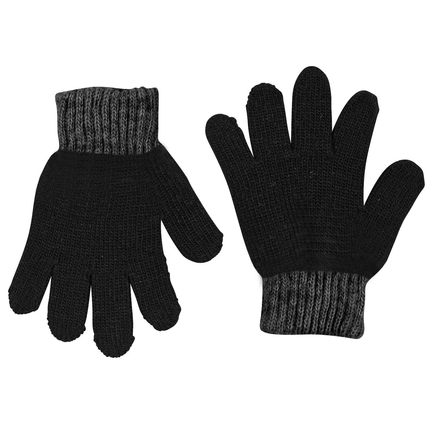 Lindberg Kids' Sundsvall Glove 2 Pack Black/Anthrac