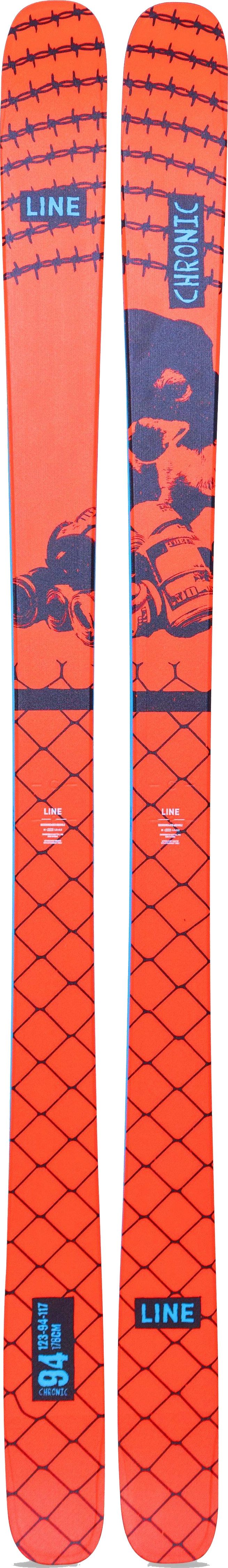 Line Skis Chronic 94 Orange Line Skis