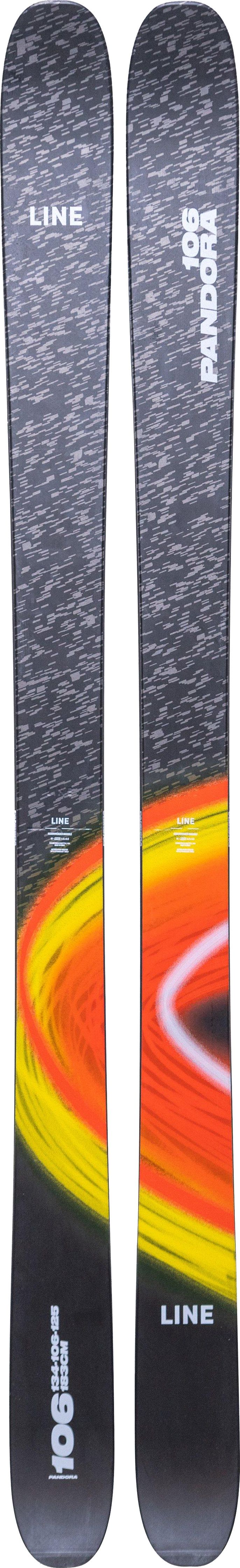 Line Skis Pandora 106 Black/Red Line Skis