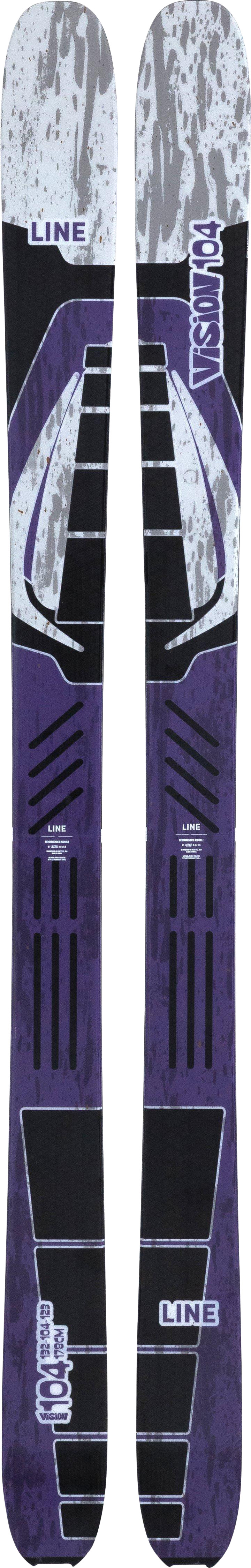 Line Skis Vision 104 Purple Laskettelusukset 185