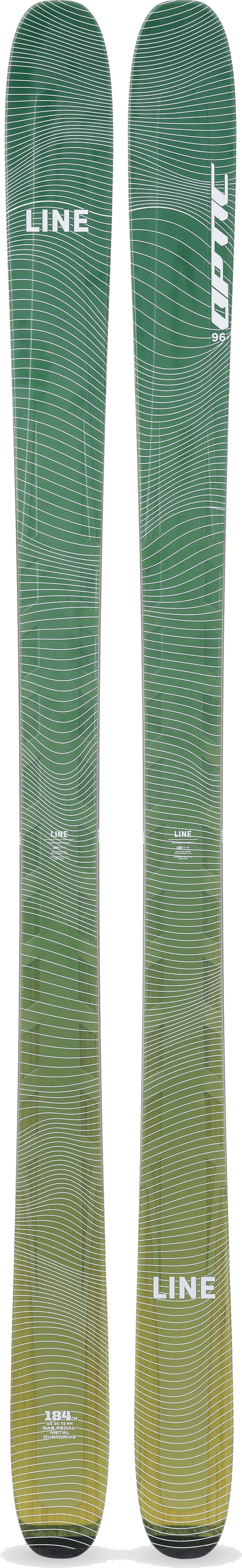Line Skis Optic 96 Green Laskettelusukset 177