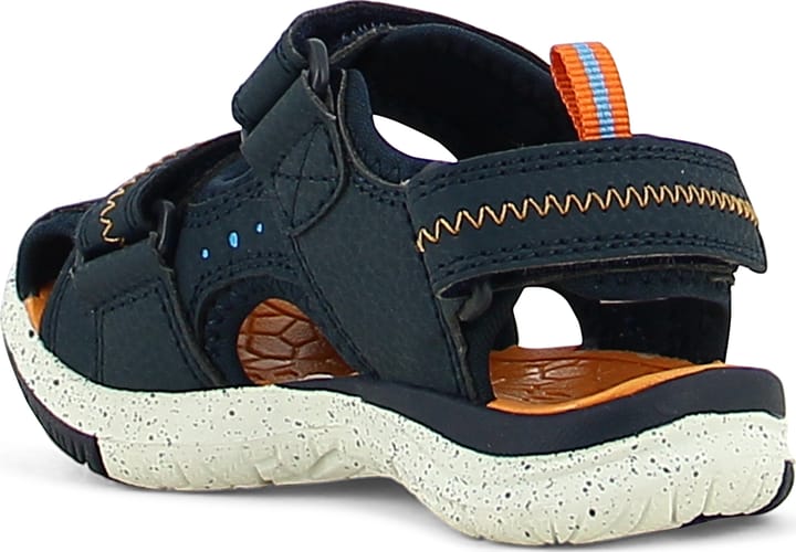 Leaf Kids' Ljungby Navy/Orange Leaf