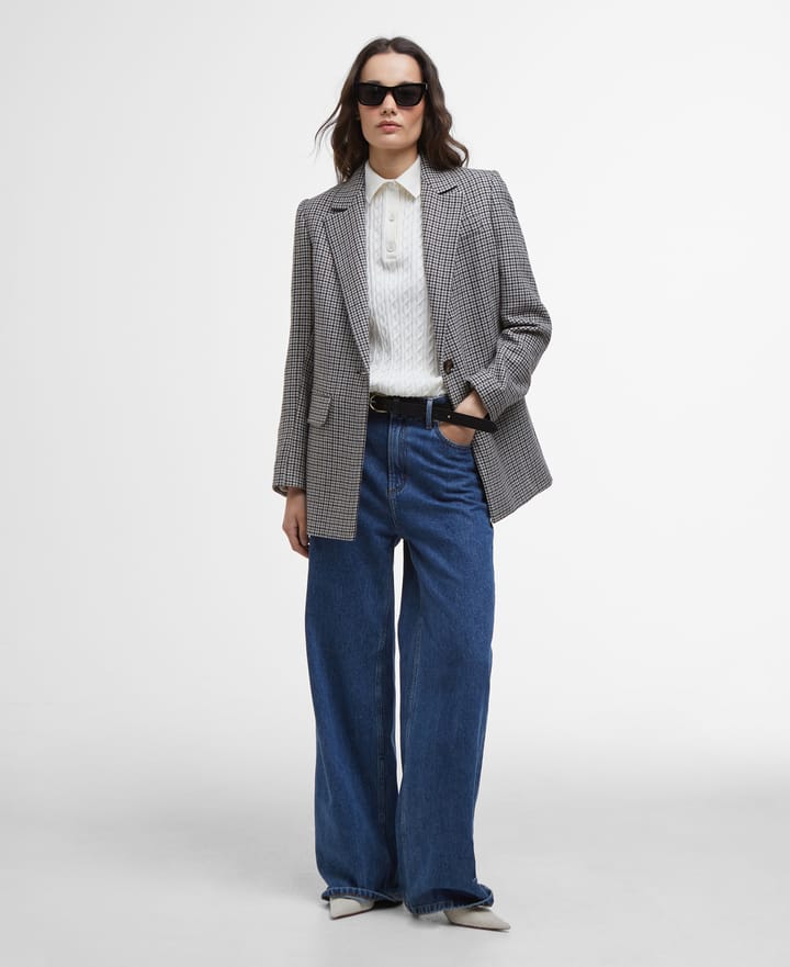 Barbour Women's Barbour Hartland Knitted Polo Jumper Cloud Barbour Barbour Women's Barbour Hartland Knitted Polo Jumper Cloud Barbour