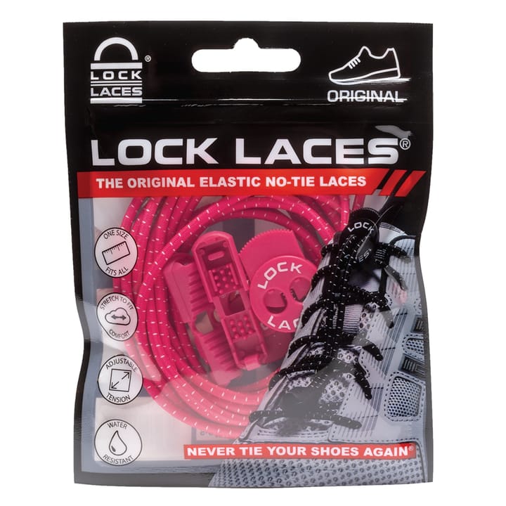 Lock Laces No Tie Shoelaces Hot Pink Lock Laces