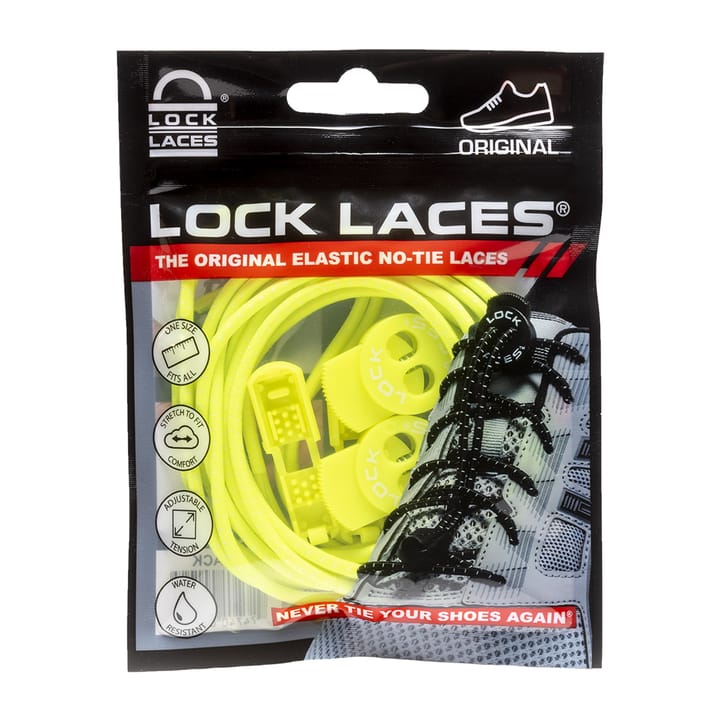 Lock Laces No Tie Shoelaces Neon Yellow Lock Laces