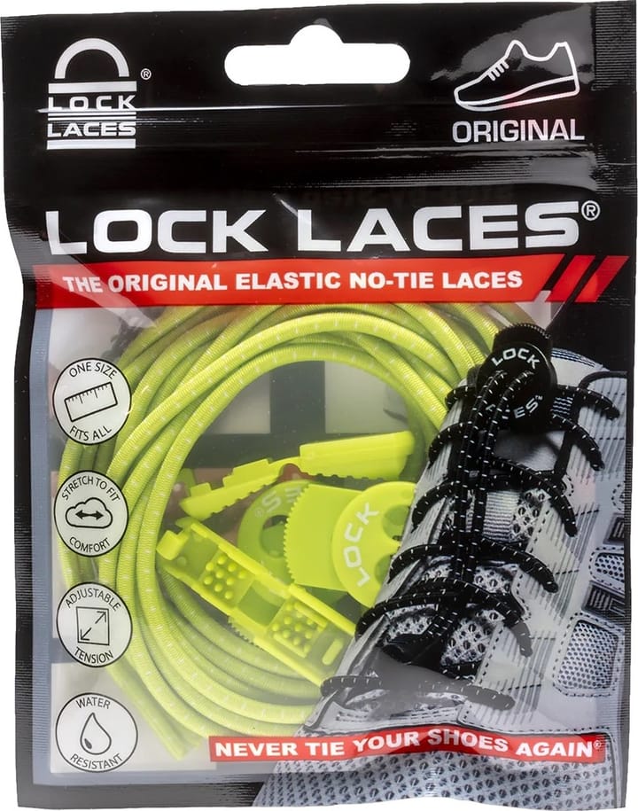 Lock Laces No Tie Shoelaces Sour Green Apple Lock Laces