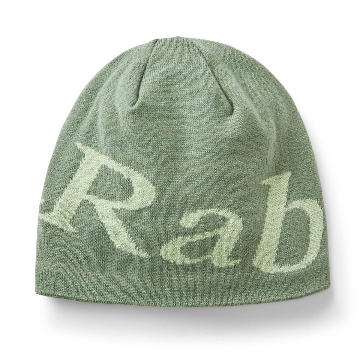 Rab Logo Beanie Dark Fig Green/fig Green