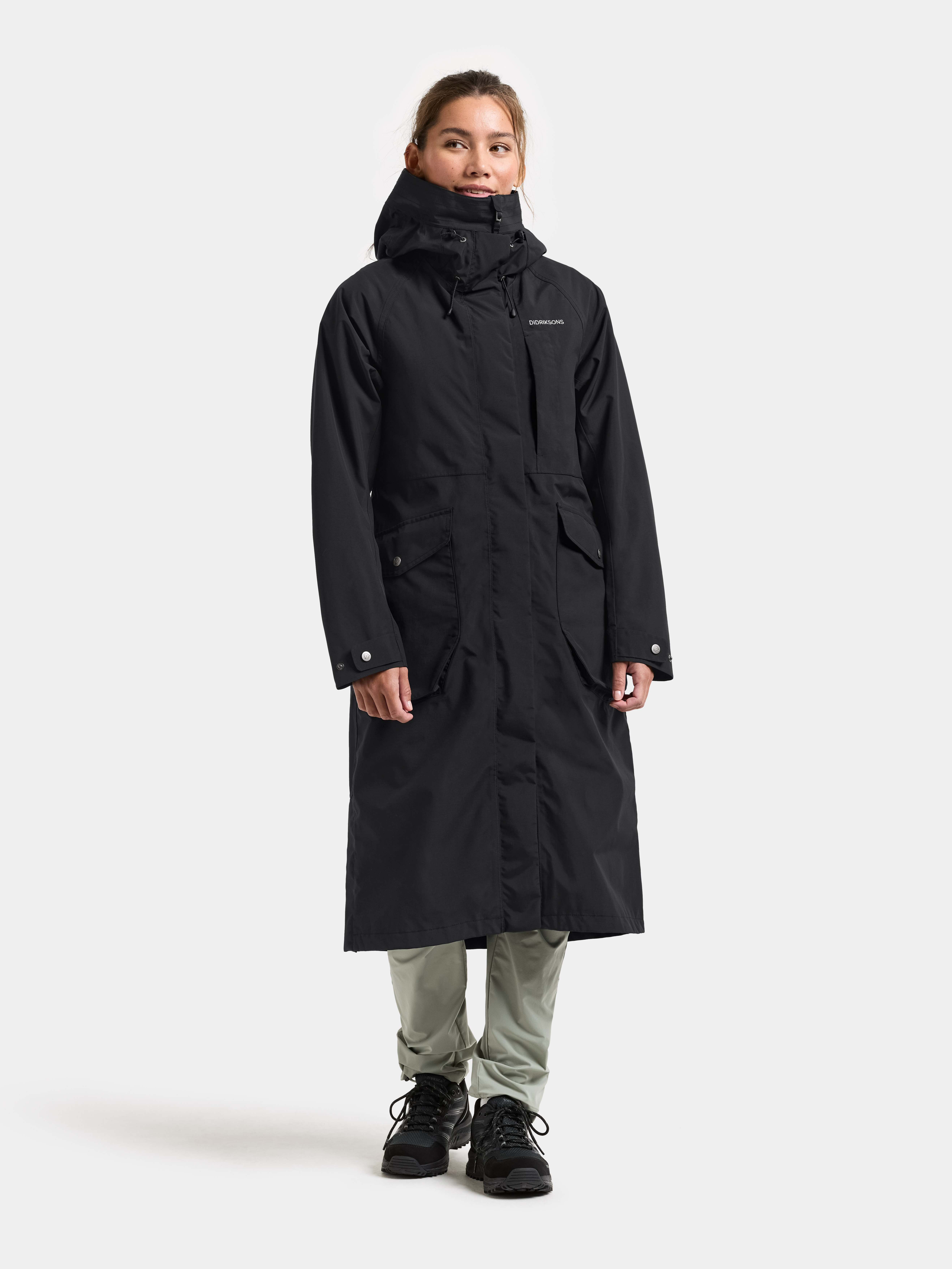 Didriksons Women's Louise Parka Long Ash Brown | Buy Didriksons