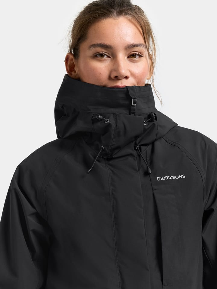 Didriksons Women's Louise Parka Long Black Didriksons