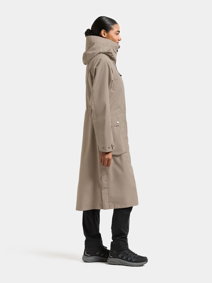 Didriksons Women's Louise Parka Long Ash Brown Didriksons