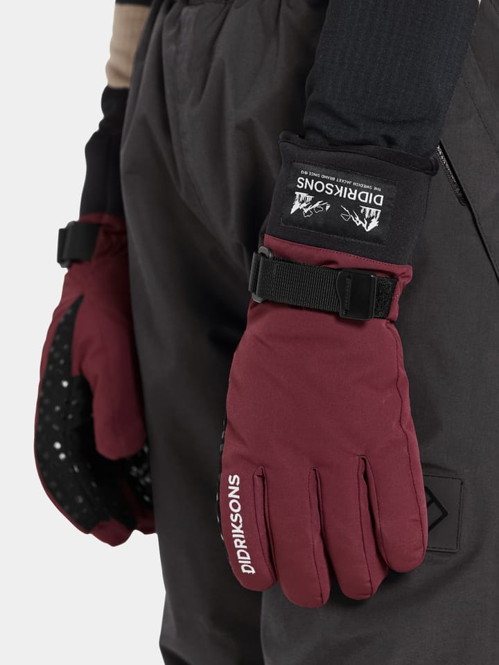 Didriksons Kids' Lovas Five Finger Gloves 2 Anemon Red Didriksons Didriksons Kids' Lovas Five Finger Gloves 2 Anemon Red Didriksons