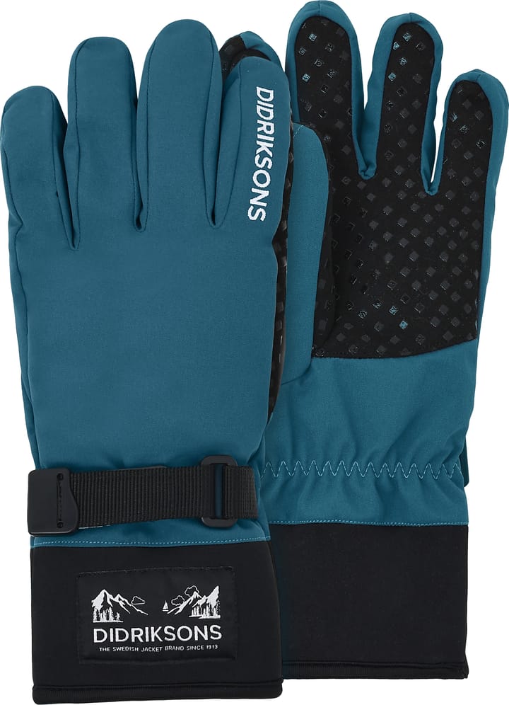 Didriksons Kids' Lovas Five Finger Gloves 2 Star Blue Didriksons Didriksons Kids' Lovas Five Finger Gloves 2 Star Blue Didriksons