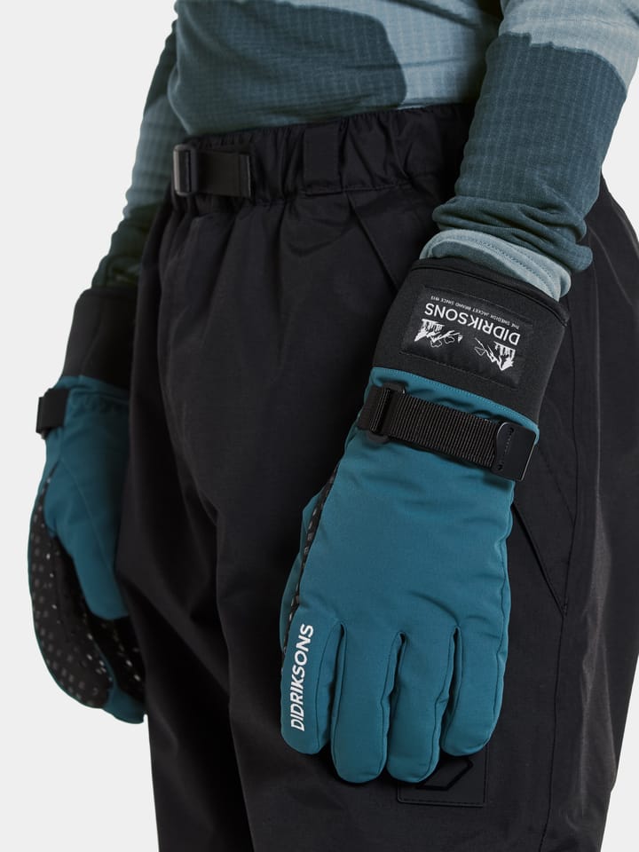 Didriksons Kids' Lovas Five Finger Gloves 2 Star Blue Didriksons