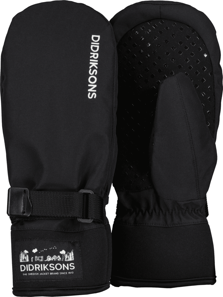 Didriksons Kids' Lovas Mitten Black Didriksons
