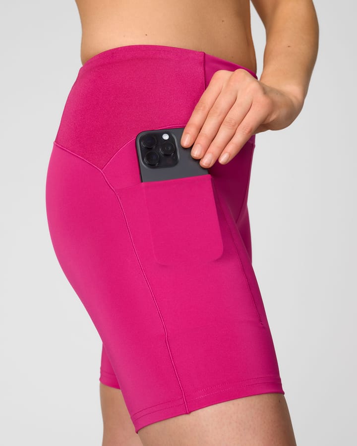 Johaug Women's Impact Tights 7,5 Inch Berry Pink Johaug