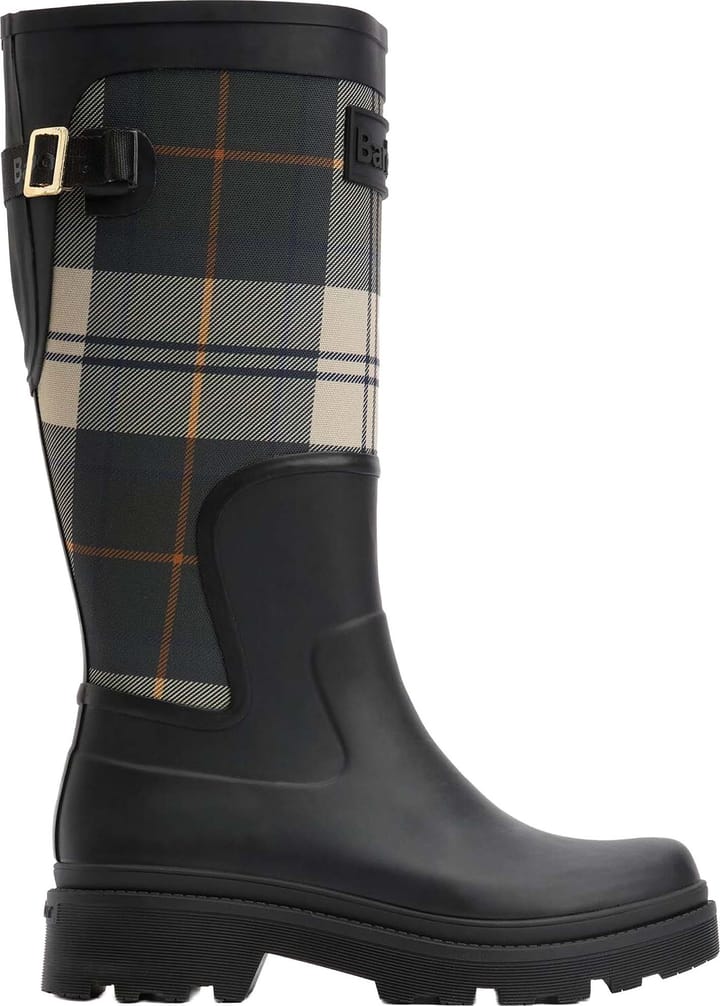 Barbour Women's Dena Wellington Boots Black/Ancient Tartan Barbour