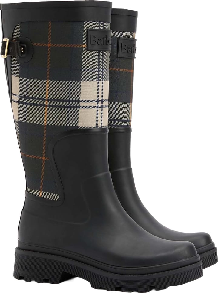 Barbour Women's Dena Wellington Boots Black/Ancient Tartan Barbour Barbour Women's Dena Wellington Boots Black/Ancient Tartan Barbour