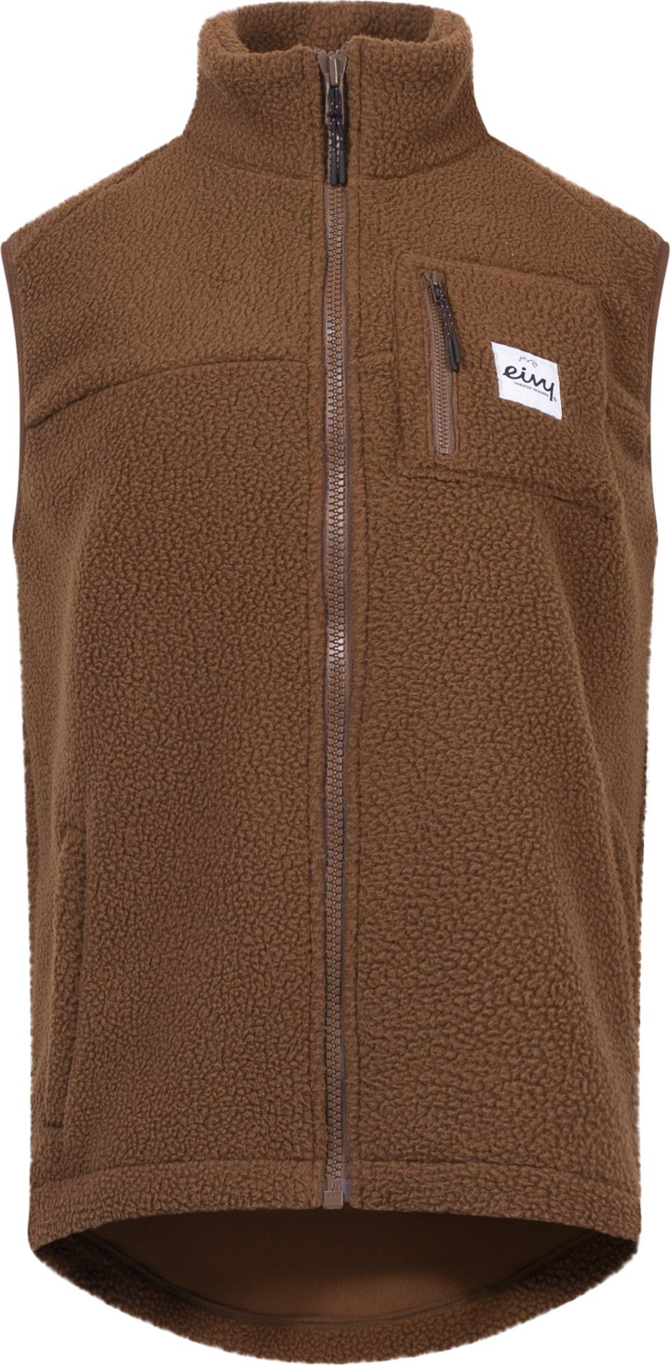 Eivy Women's Lumberjackie Sherpa Vest Brown