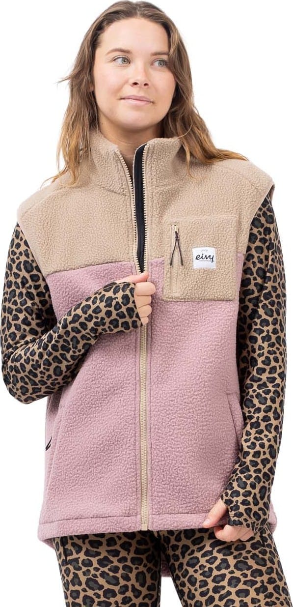Eivy Women's Lumberjackie Sherpa Vest Sand Eivy