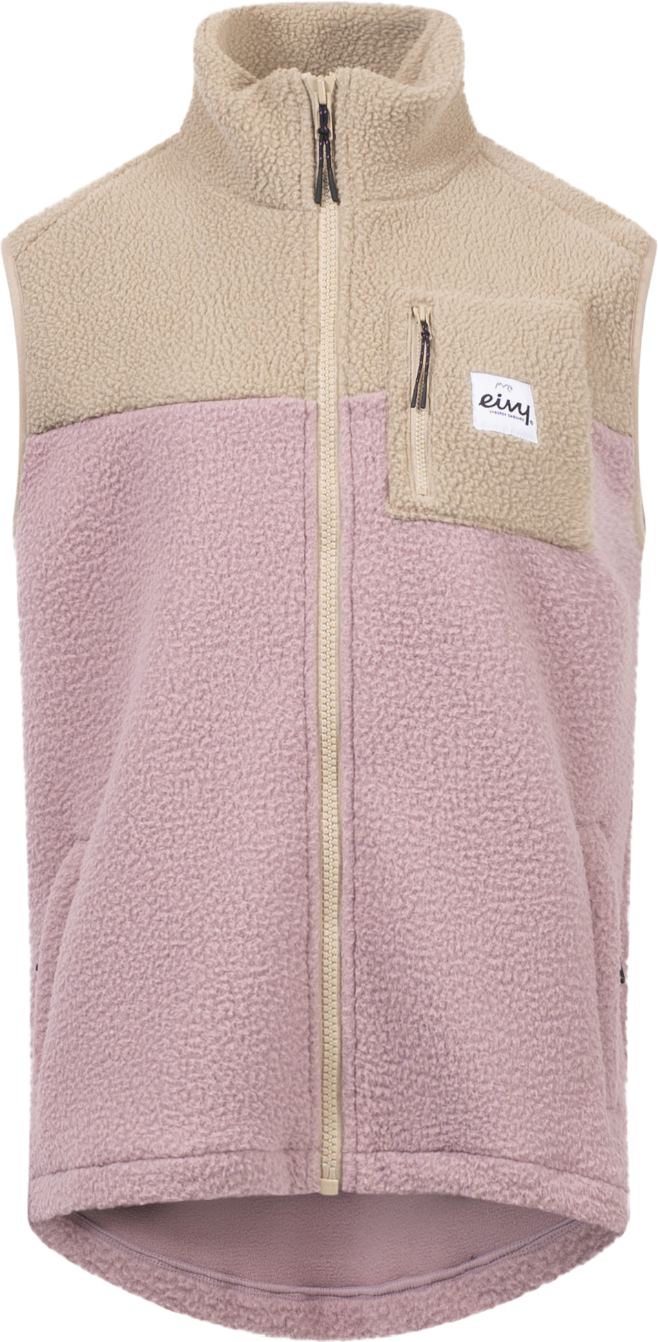 Eivy Women's Lumberjackie Sherpa Vest Sand Ovadderade västar XL