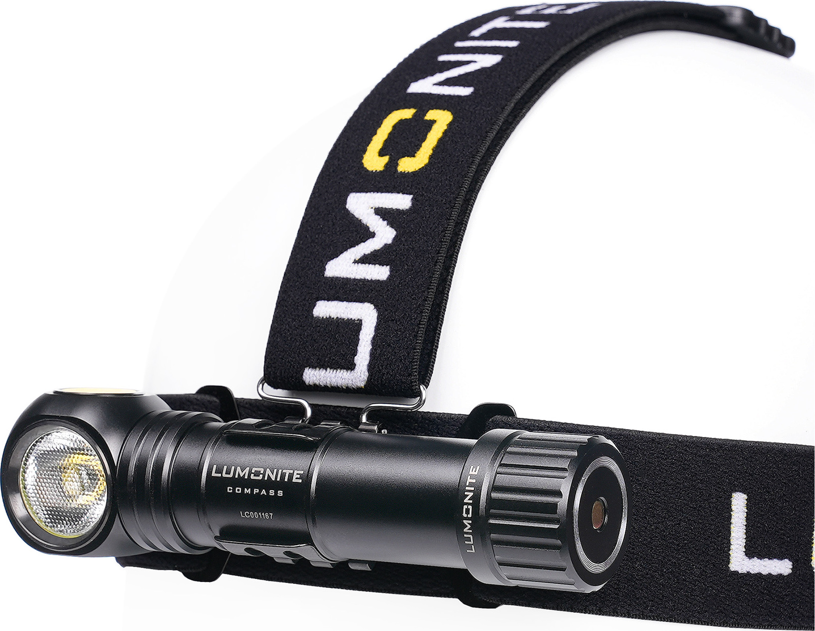 Lumonite Compass Black Pannlampa OneSize
