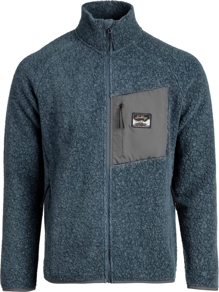 Lundhags Men's Flok Wool Pile Dark Sky Blue Lundhags