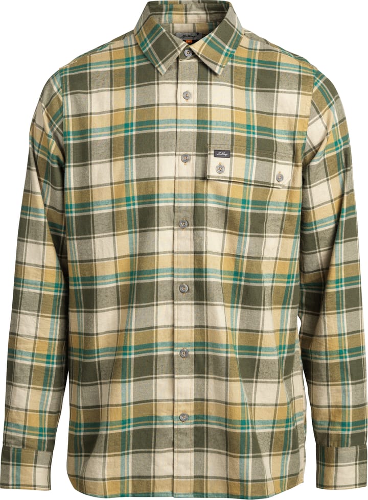 Lundhags Men's Järpen Plaid Flannel Shirt Hay Lundhags Lundhags Men's Järpen Plaid Flannel Shirt Hay Lundhags
