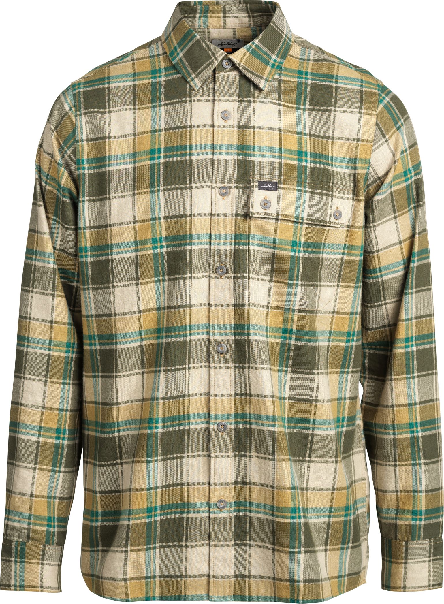 Lundhags Men's Järpen Plaid Flannel Shirt Hay