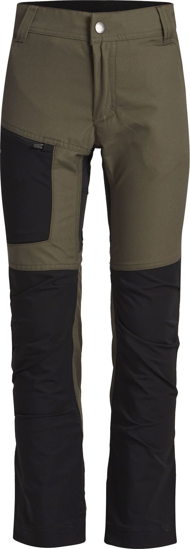 Lundhags Juniors' Fulu Stretch Hybrid Pant  Forest Green/Black Lundhags