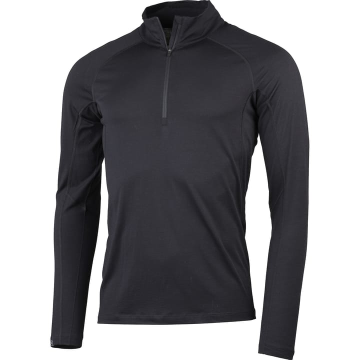 Lundhags Men's Gimmer Merino Light 1/2 Zip Black Lundhags