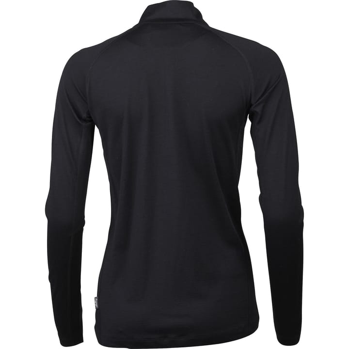 Lundhags Women's Gimmer Merino Light 1/2 Zip Black Lundhags