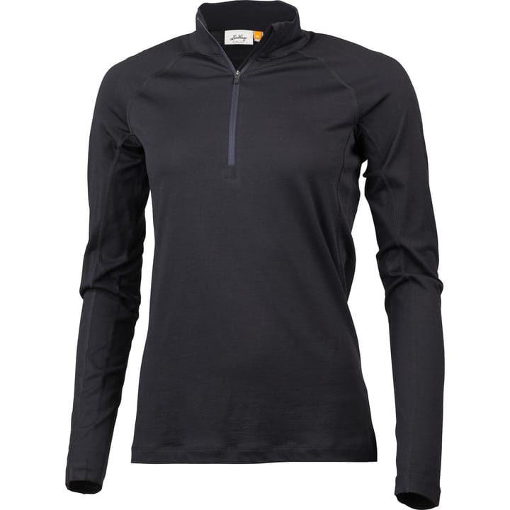 Women's Gimmer Merino Light 1/2 Zip Black Lundhags