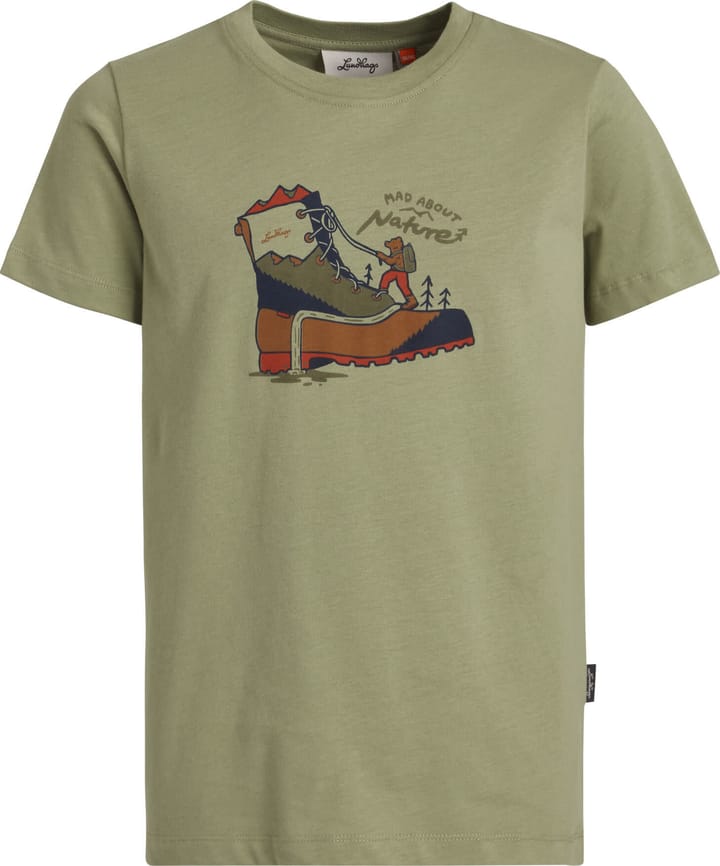 Lundhags Juniors' Fulu Climbing T-Shirt Lichen Lundhags