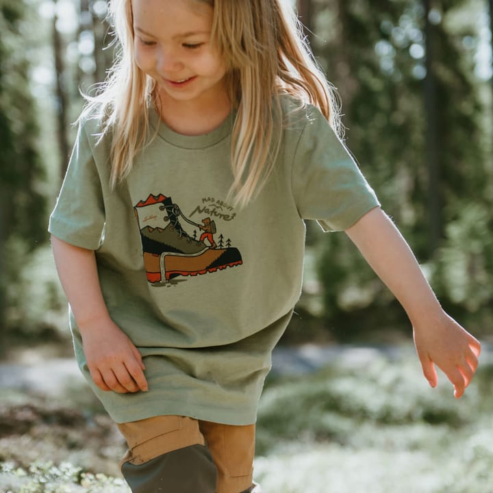 Lundhags Juniors' Fulu Climbing T-Shirt  Lichen Lundhags