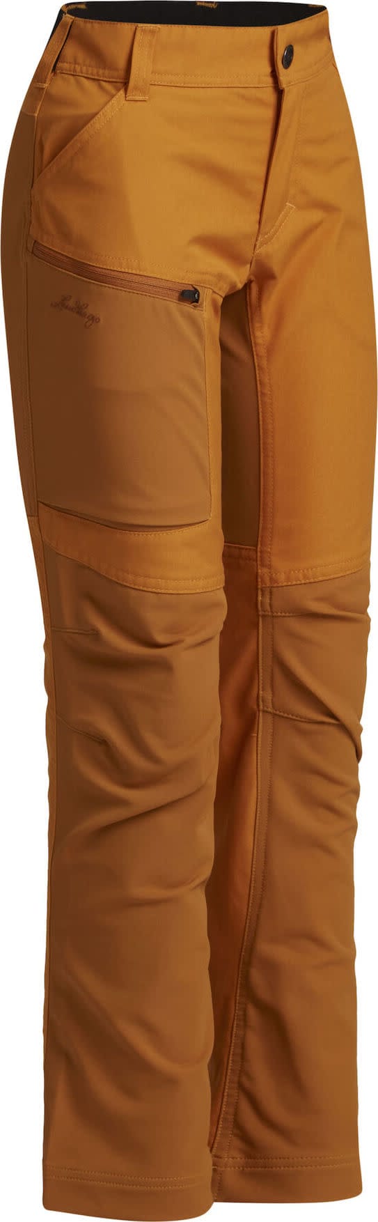 Lundhags Juniors' Fulu Stretch Hybrid Pant  Gold/Dark Gold Lundhags